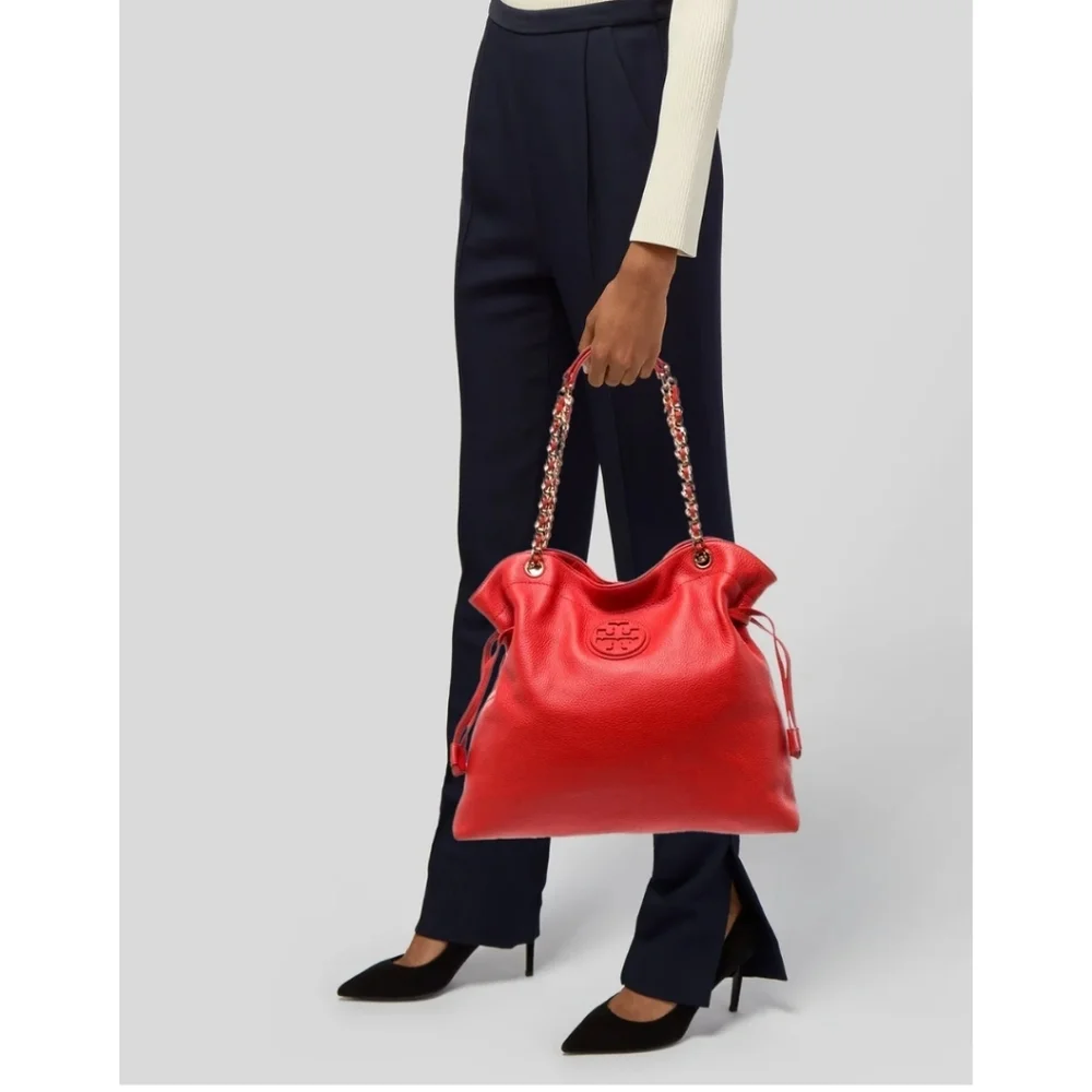 Tory Burch Vibrant Orange Shoulder Bag - Picture 2 of 9